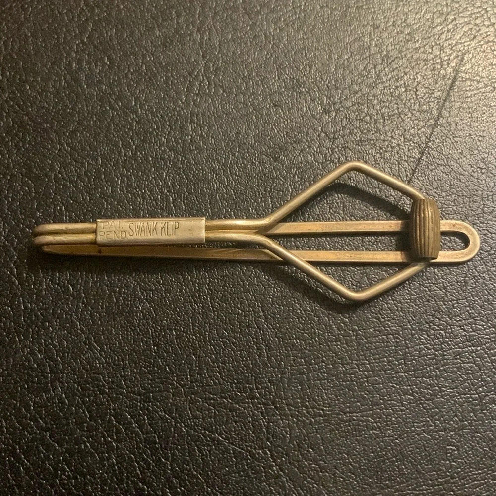 Vintage Swank Klip Pat Pending Tie / money clip